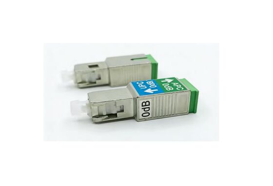 品質  SC APC Fixed Variable Fiber Optic Attenuator Strong Tensile Resistance For GPON Network 工場