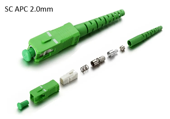 FTTH OEM 3mmの光ファイバーのコネクターの単信二重SC UPC APC