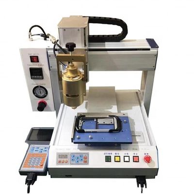 高効率自動UVシリコンドリッピングマシン、300W出力、70KG重量、精密接着剤塗布用