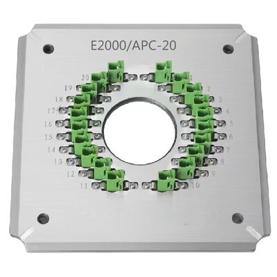 E2000/APC20 ステンレス鋼 S136 建設用 FTTH 用のポート光ファイバーポーリング装置
