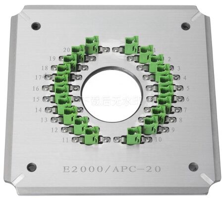 E2000/APC20 ステンレス鋼 S136 建設用 FTTH 用のポート光ファイバーポーリング装置