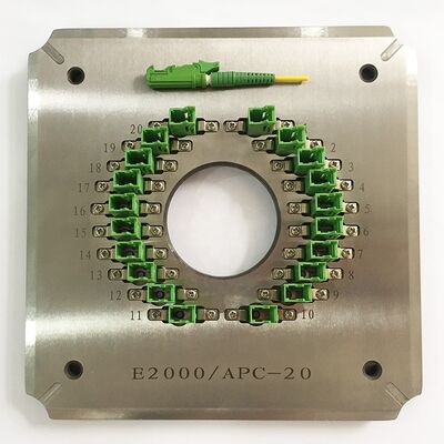 E2000/APC20 ステンレス鋼 S136 建設用 FTTH 用のポート光ファイバーポーリング装置