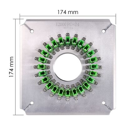 E2000/APC20 ステンレス鋼 S136 建設用 FTTH 用のポート光ファイバーポーリング装置