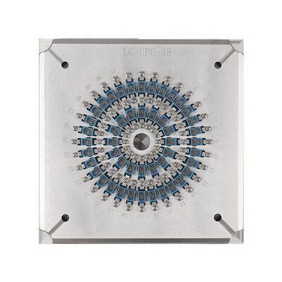 高効率の磨きのために硬化ステンレス鋼の48ポートLCPC光ファイバーポーリングジグ