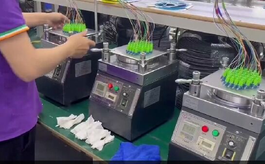 高効率の磨きのために硬化ステンレス鋼の48ポートLCPC光ファイバーポーリングジグ