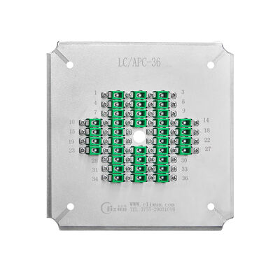 高効率の光ファイバーポーリングのためのステンレススチールS136のユニバーサルLC APC24ポジションポーリング装置