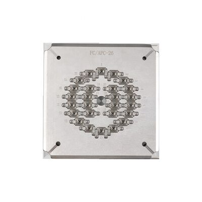 26 Port FC APC 硬化ステンレススチールS136と独立圧縮による光ファイバーポーリング装置