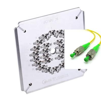 26 Port FC APC 硬化ステンレススチールS136と独立圧縮による光ファイバーポーリング装置