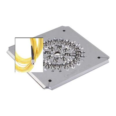 32 ポート FC PC 光ファイバーコネクタ 磨き具 硬化ステンレス鋼 S136 と IPC 構造