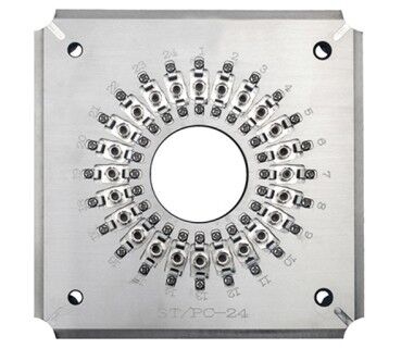 ST 光ファイバー 24/32 コンネクタ 磨き具 硬化ステンレス鋼 S136 高効率と挿入損失 ≤0.20dB