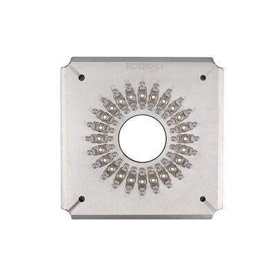 24ポートの光ファイバーポリシングジグと2.5mmのフェルルホルダーとステンレス鋼S136 FTTH使用のための建設