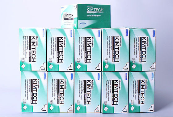 ワイプ非常に吸収性280PCS/Boxをきれいにするほこりのない光ファイバケーブル用具