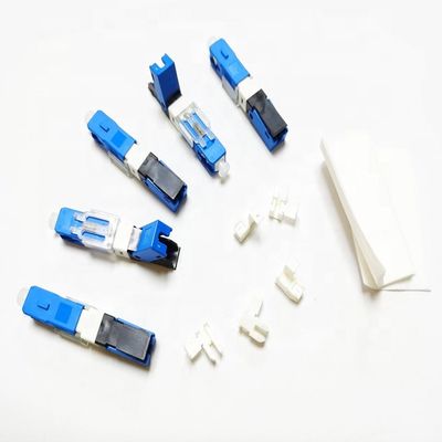 FTTHのプラスチック光ファイバーのコネクター、速い2*3mmは繊維光学のコネクターを接続する
