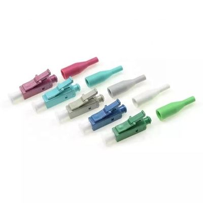 0.9MMの繊維光学のピグテールのコネクター、SM MM LCの光コネクタの温度調整