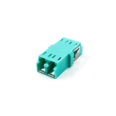 SM/MM/OM3/OM4 Lc Apcの複式アパートのアダプター、内部シャッターが付いている光ファイバケーブルのアダプター