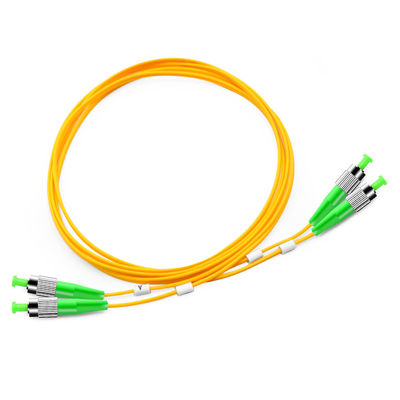 SM 9/125 Zipcordの単信繊維光学のFTTH FTTB FTTXネットワークのためのFC APCをパッチ・コード