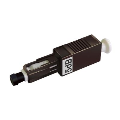 MU/UPCは固定コネクタのFtthの繊維光学の減衰器の単一モード1dB 25dBを