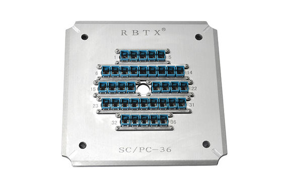SCのPC 55dBの繊維光学の磨くキット36の港の光沢の据え付け品は急激に前後動く